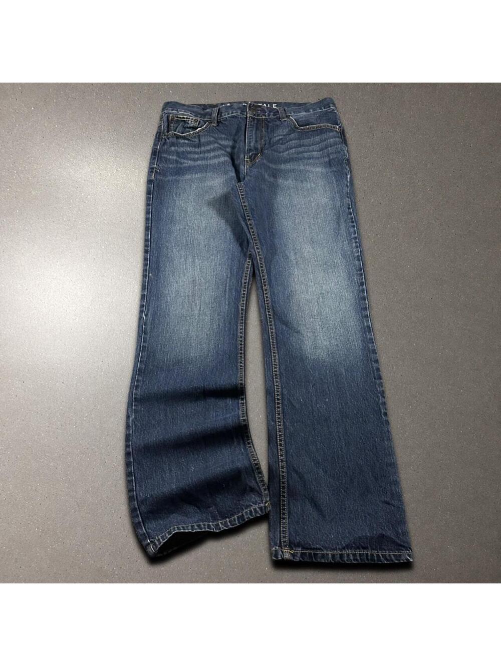 Y2K Aeropostale Driggs Slim Bootcut Blue Jeans - Fits 33x30.5!